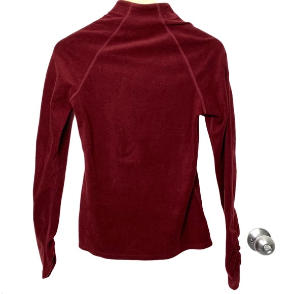 Fabletics Lexi Long Sleeve Ruched Turtleneck Red XS - Picture 6 of 8